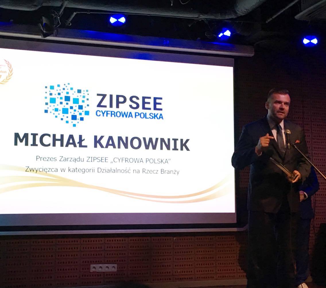 Michał Kanownik z nagrodą IT Champion