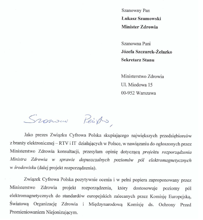 Stanowisko Cyfrowej Polski do projektu nowych przepisów dot. PEM
