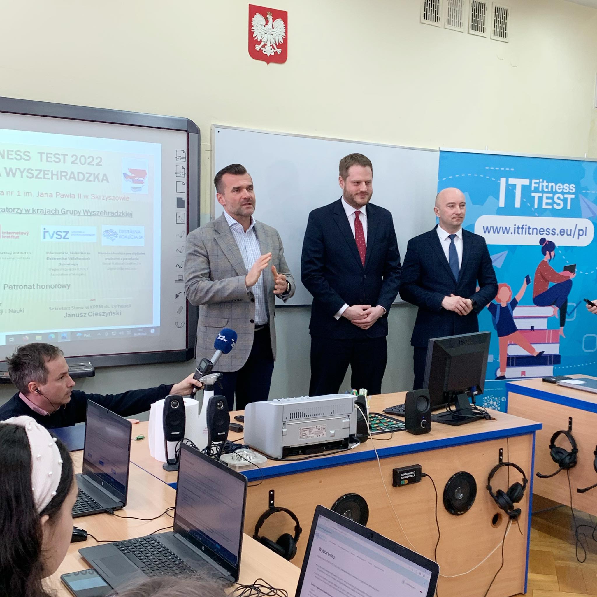 Uczniowie szkoły podstawowej spod Tarnowa wśród pierwszych zdających IT Fitness Test
