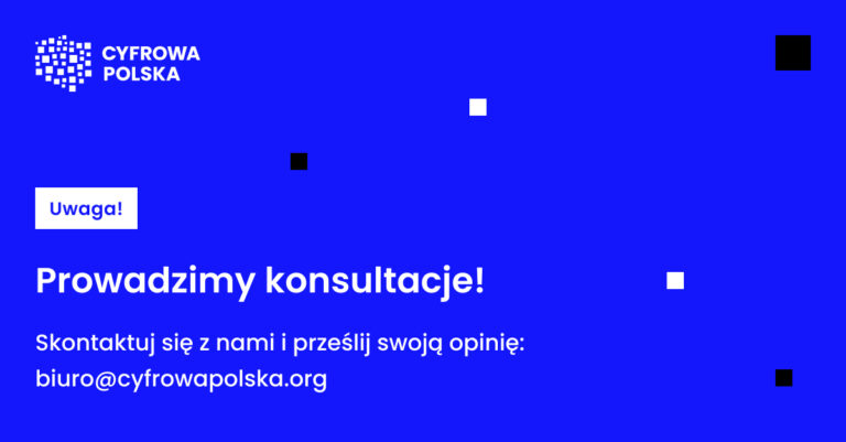 Komunikat o publicznych konsultacjach